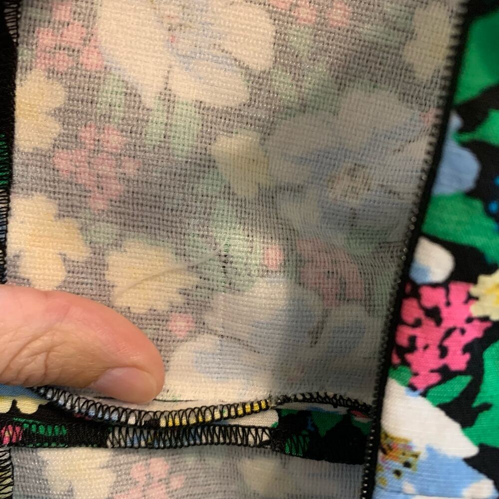 Maje Rapy Multicolor Floral Off Shoulder Mini Dress - Picture 11 of 14